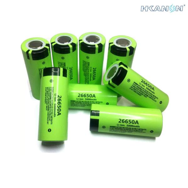 3.7V Lithium Lifepo4 Battery Cells 5000mAh 26650 Cylindrical Shape 800 Times Cycle