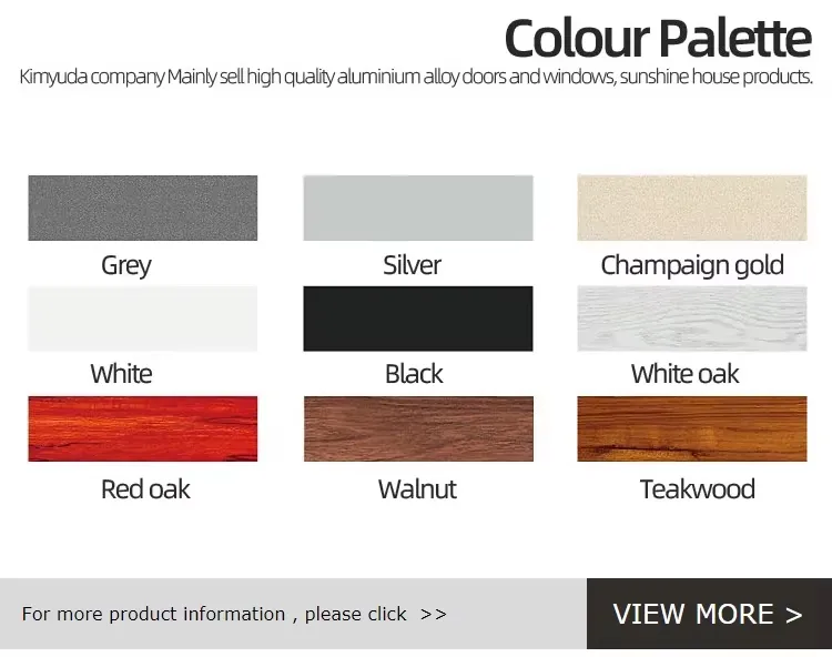 Double-Layer Tempered Glass Window Safety and Energy Saving Aluminum