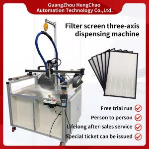 6KW Gluing Air Filter Making Machine Automatic Glue Spray