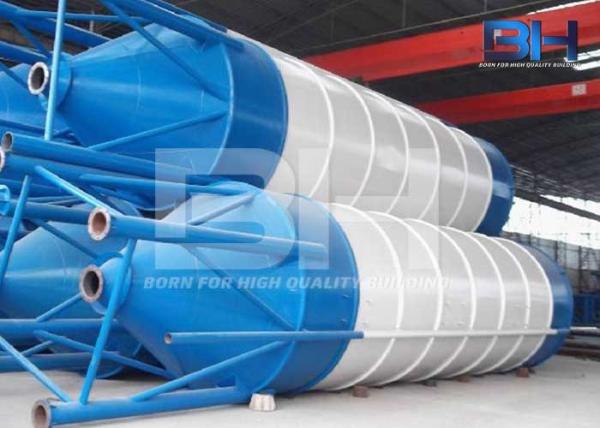 Quality Detachable 100 Ton Silo Cement Storage Use With High Sealing Performance for sale