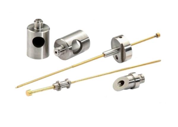 Quality Hot Runner Valve Pin and Pin Guide Bush surface coating Titanium or Chrome, precision 0..002,Hot Runner Spare Parts for sale