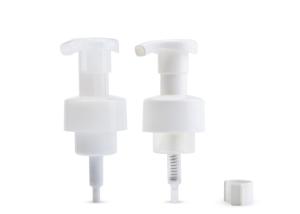 Clear White Foaming Soap Pumps  Lightweight 40/410  Secure  Clip