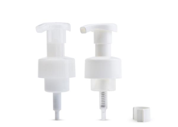 Quality Clear White Foaming Soap Pumps  Lightweight 40/410  Secure  Clip for sale