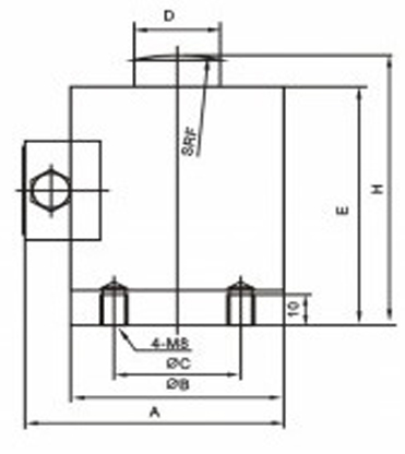 canister column compression load cell