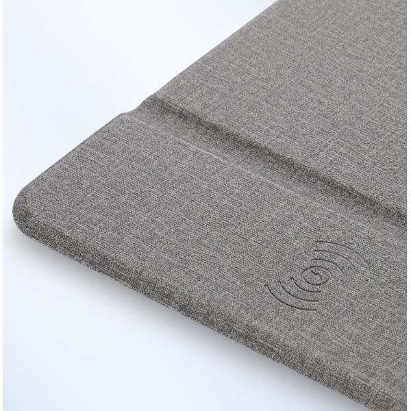 Office Desk Custom Logo Qi Wireless Charging Mouse Pad with Private Mold and Protection