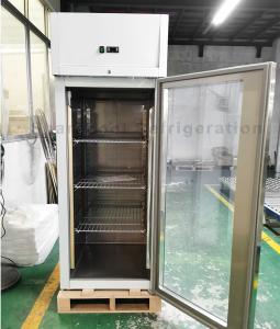 China 110V 60Hz Low E Glass Door Upright Chiller Digital Temperature Controller on sale