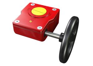 Lightweight Manual Valve Actuator Clutch Gear Operators Gearbox  With Pneumatic Actuator