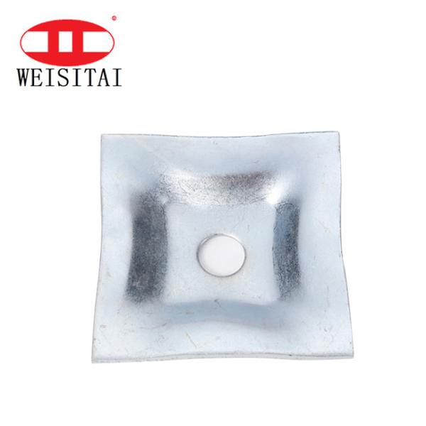 Quality 5mm Cold Galvanizing Washer Plate For Formwork Tie Rod System for sale