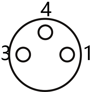 IP67 M8 Connector After Install Female 3P Shield 0.2m Cable Length