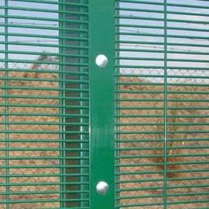 Welded Wire Mesh Anti Climb 358 High Security Fence For Prison