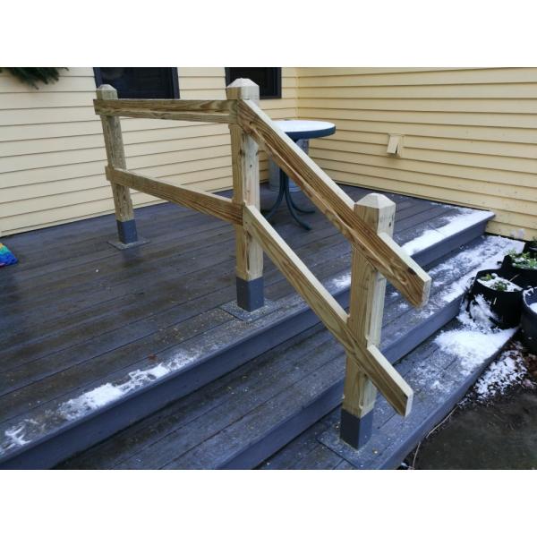 Stainless Steel 304 Handrail Brackets for Stair Railing in Powder Coating Material