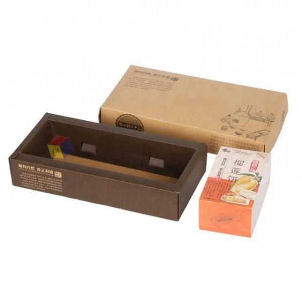 Matt Lamination Eco-Friendly Paper Meat Pie Packaging Box for Sustainable Packaging