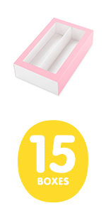 Macaron Boxes, Macaron Gift Box For 6, Macaron Packaging Boxes With Clear Window, Blue Macaron Gift Boxes