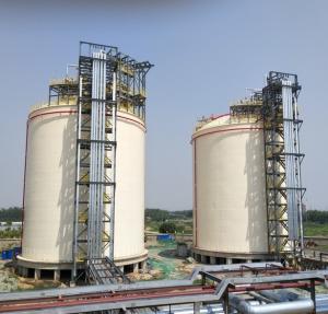 China Metal Full Capacity Cryogenic LNG Storage Tanks 2X10000m3 LNG Double Layers on sale