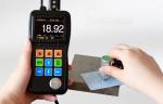 OLED Screen Echo-Echo Mode Non Destructive Ultrasonic Thickness Gauge with Color