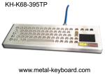 Industrial Ruggedized Keyboard Desktop Metal Computer Touchpad Customized Layout