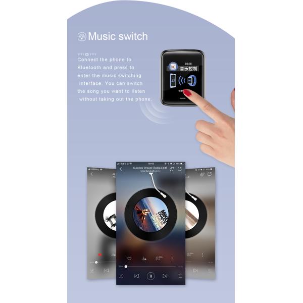 H19 Smartwatch IP67 Bluetooth Calling Silicone Tape Heart Rate Monitor Smart Watch Fitpro