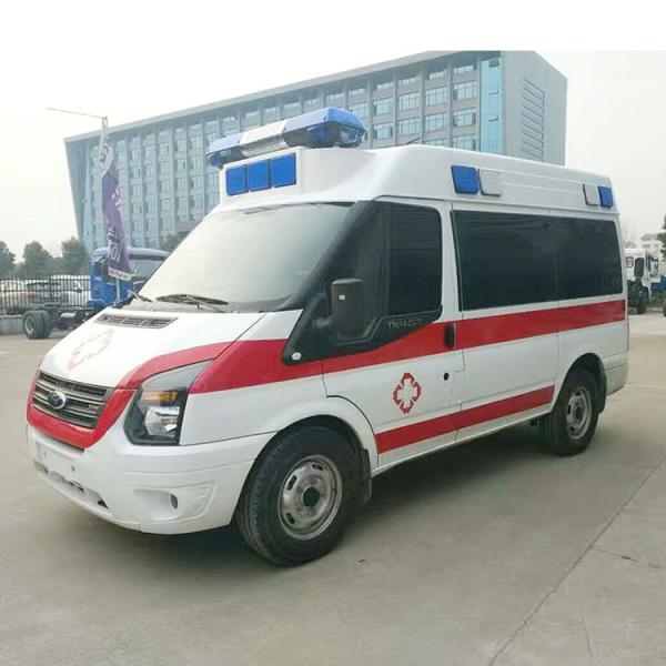 Ambulance Vehicle Car Ford 4*2 Ambulance Car Emergency Ambulance Car With A Maximum Speed Of 130 Km/H