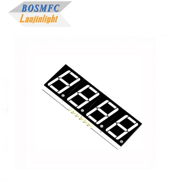 Quality Black face 4 Digit 7 Segment LED Display Module 0.56 Inch Practical for sale