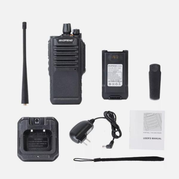 BF-9700 Waterproof IP67 Walkie Talkie with 2800mAh Battery 16 Channels VHF UHF Digital Two-Way Radio