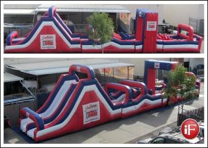 Buy cheap Durable Inflatable Obstacle Course , Playground Obstacle Course For Child product