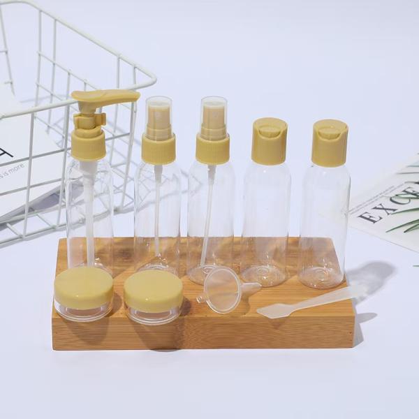 Plastic Collar 50ml Customized Travel Set for Skincare Essentials