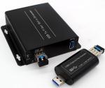 High speed USB3.0 to fiber extender,superspeed USB3.0 over fiber multiplexer