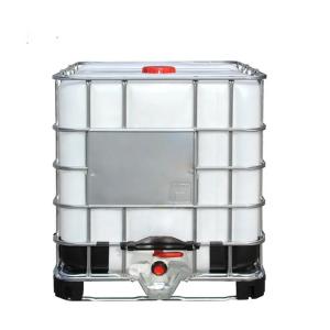 China Stackable IBC Chemical Container 1000L IBC Plastic Tote White on sale