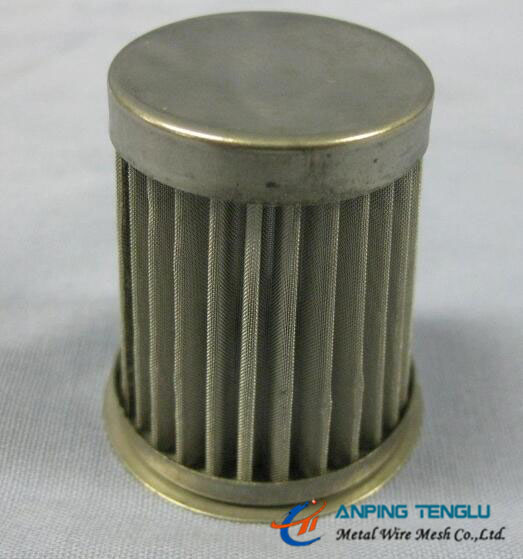 Stainless Steel Pleated Filters With Firm Structure and High Porosity