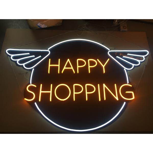 Custom Neon Signs with Laser Cut Acrylic Backing Providing Easy Hanging and Durable Lighting for Various Indoor Settings