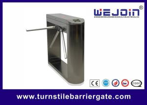 China 50W Waist Height Automatic Tripod Turnstile Gate 304 Stainless Steel on sale