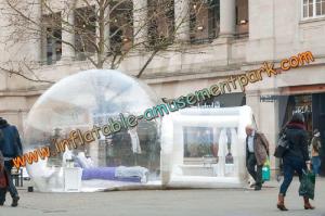 China 6m Transparent Inflatable Bubble Tent  / Inflatable Room Fire Proof on sale