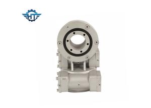 China Worm Gear Dual Axis Slew Drive For Solar Tracker With Good Tooth Contact And 24V Motor on sale