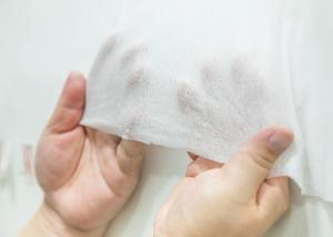 China Baby Diaper Embossed Spunlace Non Woven Fabric For Wet Wipes on sale