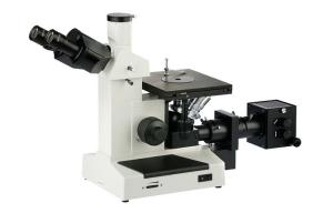 Buy cheap Trinocular Inverted Digital Metallurgical Microscope with Wide Field Eyepiece 10X product