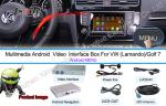 Android Navigation Video Interface Upgrade Internet , Online Map Music Movie ,