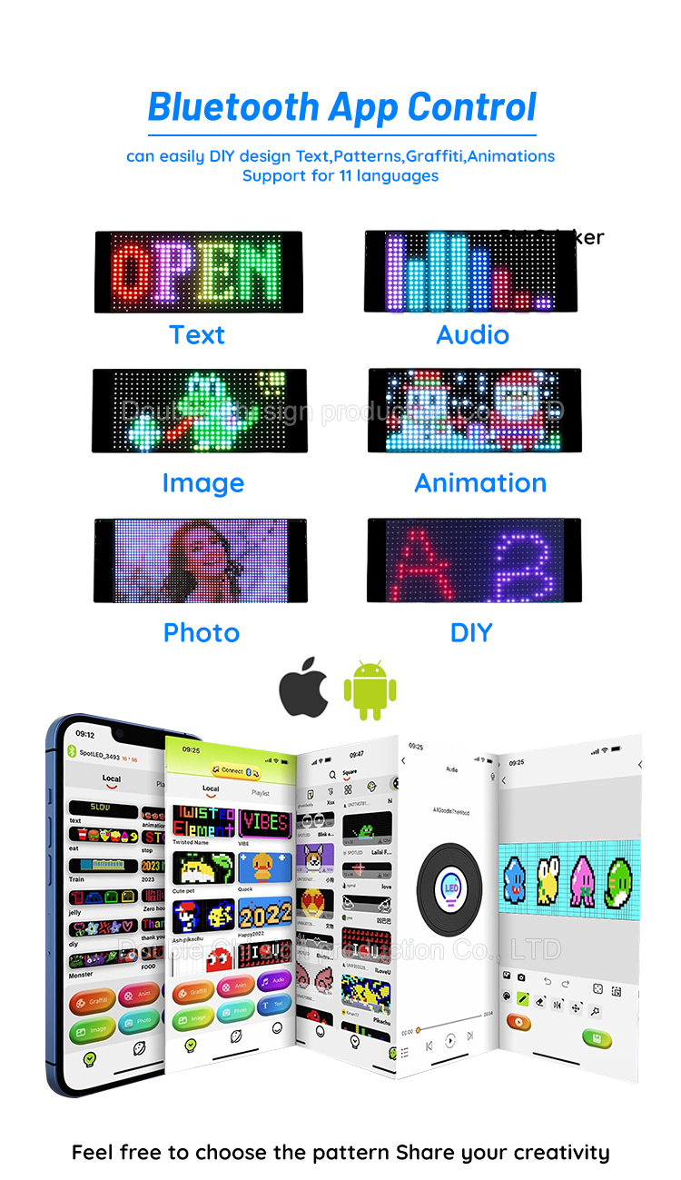 ODM LED Matrix Panel Scrolling LED Sign Display for Programmable Messages