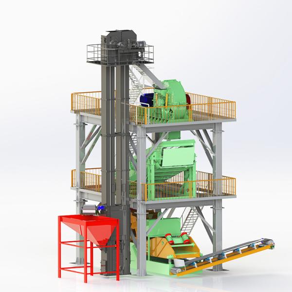 Quality Wet Technology High Performance Sand Making Machine Stationary Installation Method for sale