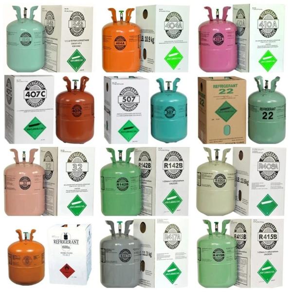 25lb HFC 410A Refrigerant Gas For HVAC Systems High Energy Efficiency