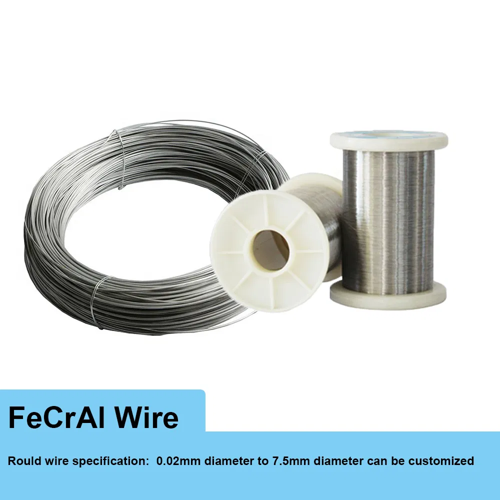 Fecral Alloy Kan A1 0cr25al5 0cr21al6nb 0cr27al7mo2 Spiral Wire Electric Stove Flexible Heating Coil Strip Element