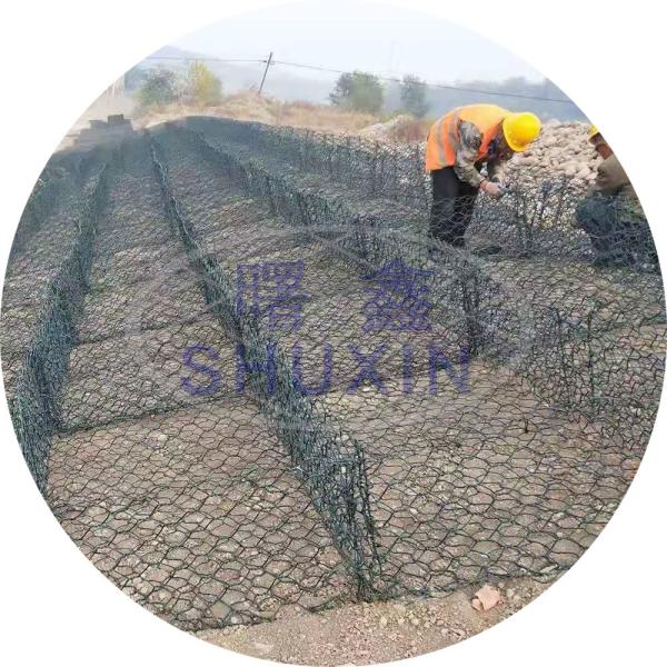 Quality Galvanized Gabion Mattress Iron Wire Mesh For Retaining Wall for sale