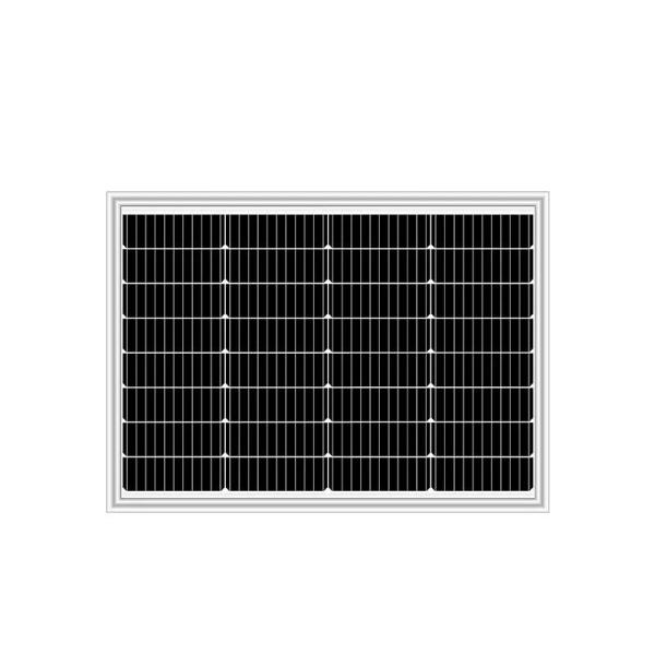 80w PV Glass Solar Panel Off Grid Monocrystalline Photovoltaic Solar Panel For Marine