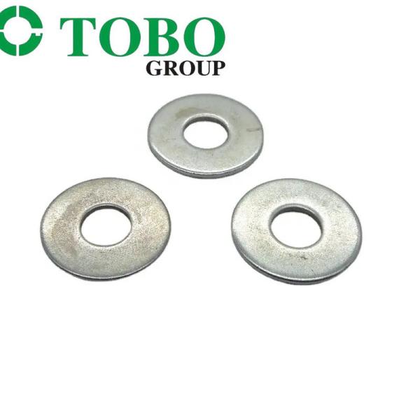 Quality DIN126 Zinc Plated Carbon Steel Flat Washers M2 - M8 Plain Washers for sale