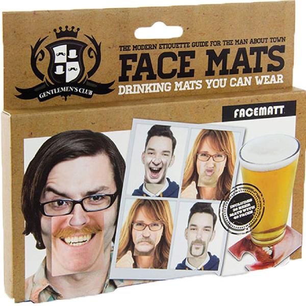 Quality Gentleman Club Face Double Sided Custom Drink Coasters Hilarious for sale