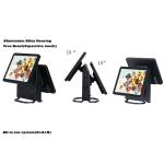 Windows Linux OS All In One PC POS / Dual Touch Screen Cash Register With Black