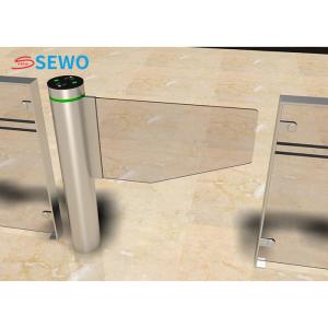 Buy cheap Biometric Fingerprint Access Control System , Swing Barrier Gate Turnstile With Card Reader product