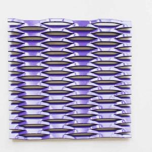 Buy cheap A6063 Durable Fluorocarbon Expanded Aluminum Mesh For Curtain Wall product