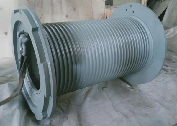 Quality Multilayer 900mm Diameter Rope Winch Drum ISO Listed For Crane Winch for sale