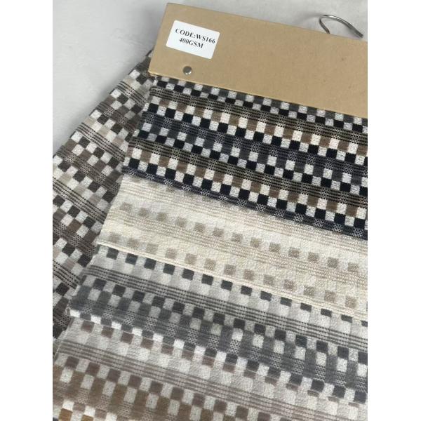 Yarn Dyed Chenille Sofa Fabric 100%Polyester Jacquard Home Textile Fabric For Sofa