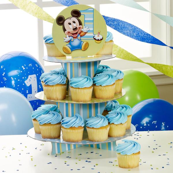 Quality Printable Cardboard Party Cupcake Stand , 3 Tiered Cupcake Display Stand for sale